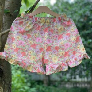 Børneshorts med flæser